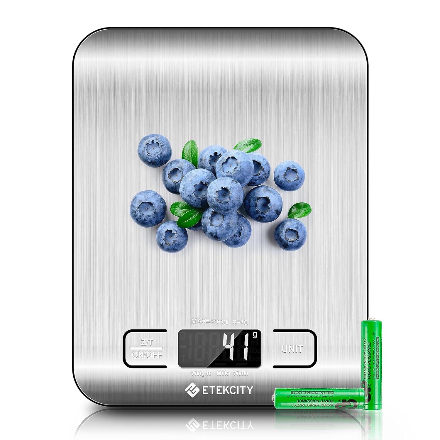 Etekcity Food Kitchen Scale, Small, Silver