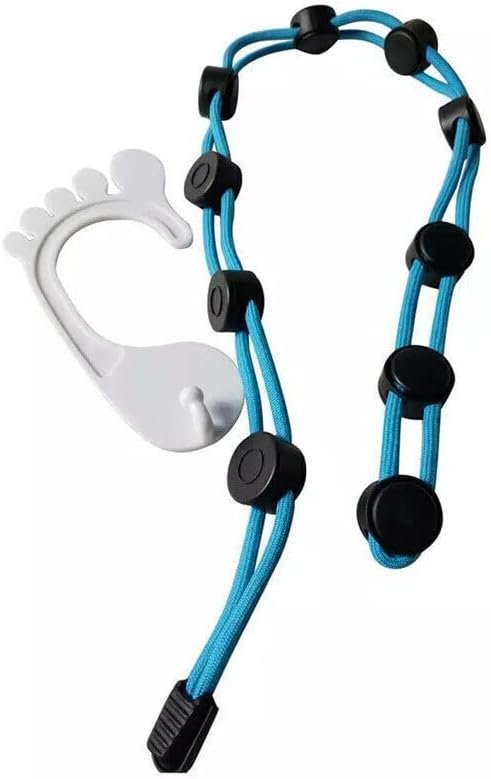 Sock Laundry Tool & Storage Hanger Rope Storage Hangers Closet Organizer Laundry Helper, Durable ABS Tool, Ideal for Home and Travel