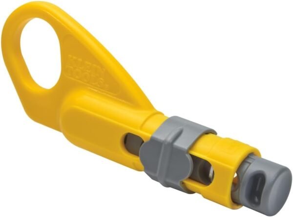 Tools VDV110-095 Coax Combination Radial Stripper – 2-Level Cable Prep Tool for RG59 RG6 RG6Q RG11 RG7 with Self-Adjusting Blades