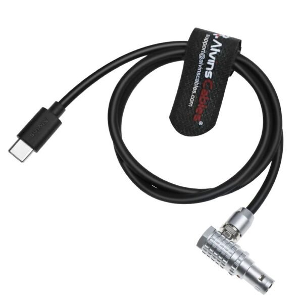 Cables Record Control Cable for DJI Focus Pro, RED Komodo Camera, Right Angle EXT 9 Pin to Type-C USB-C Control Cable 60cm | 23.6in