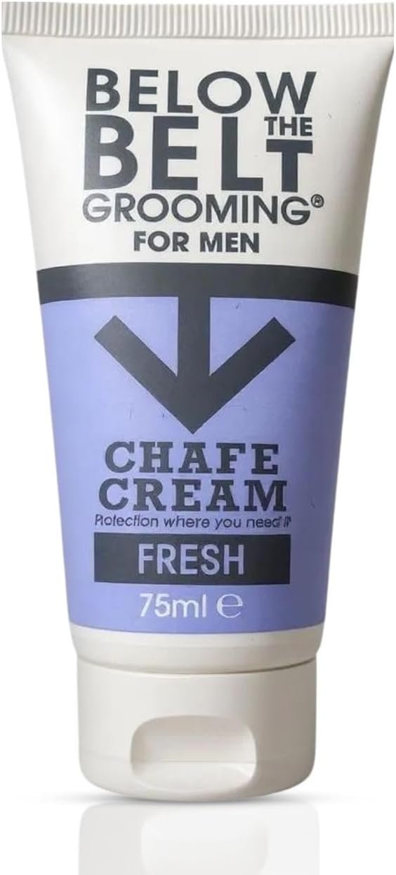 The Belt Men’s Anti Chafe Cream for Thighs & Groin Fresh Scent 75ml | Men’s anti chafe cream for thighs & groin, Long lasting protection against sweat, odour and friction. Daily comfort formula.