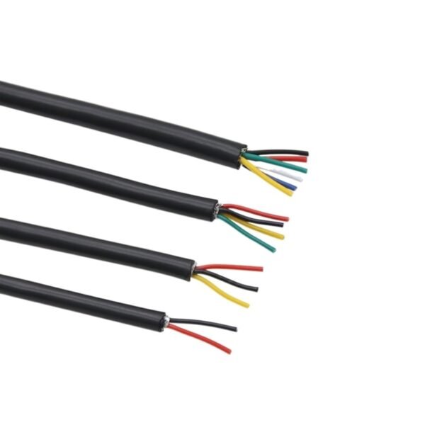 Cables, UL2464 Multicore Signal Control Sheathed Cable 22-26AWG 2-10 Cores 2-10m Copper(4 Cores,24AWG 2 Meters)
