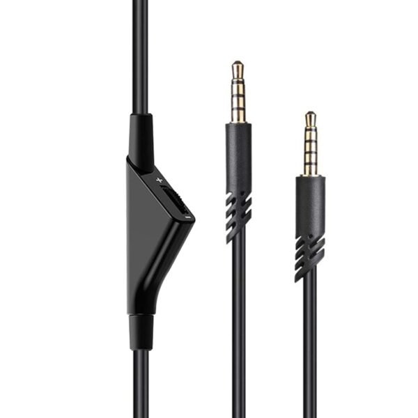 Headpne Cable, 2 M Gaming Headset Cable Volume Control Cord for A30 A40 A40TR A50