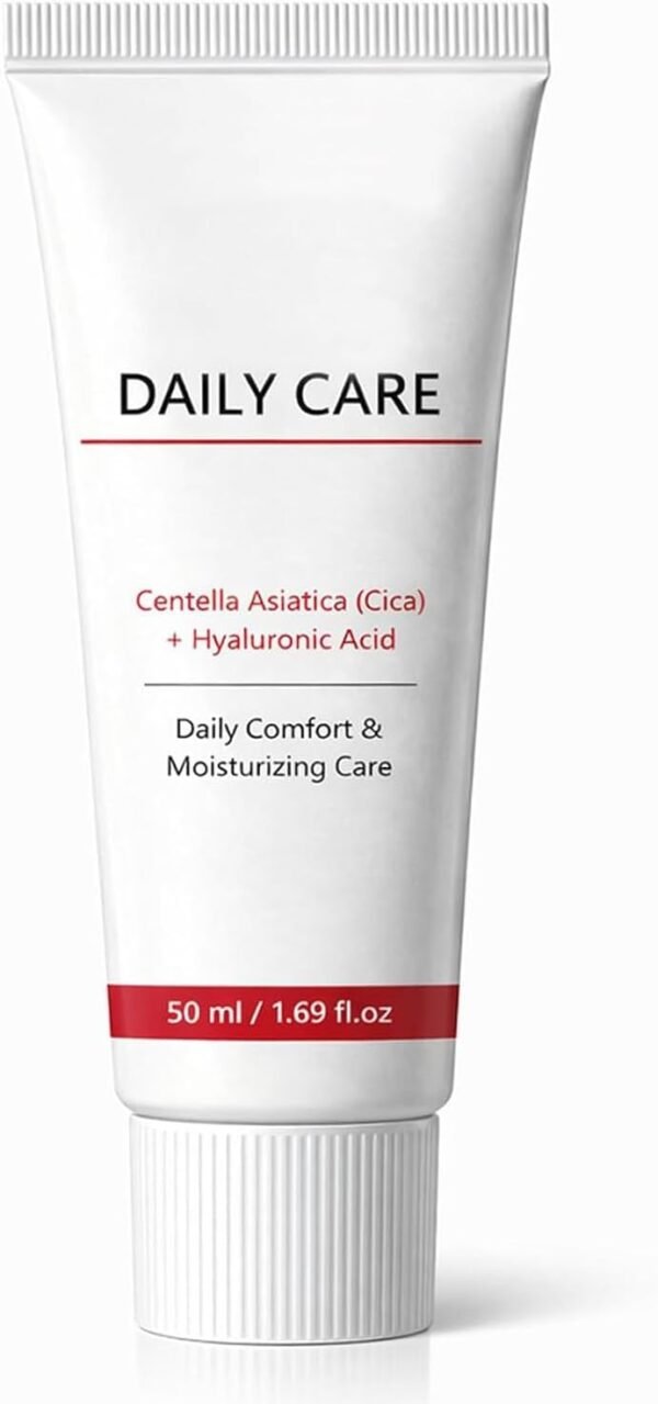 Daily Moisturizing Face with Centella Asiatica (Cica) & Hyaluronic Acid – Lightweight Skin Care for Daily Comfort – 50 mL / 1.69 fl oz