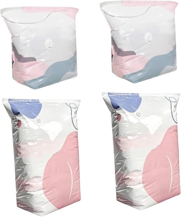 Vacuum Seal Bags for Bedding and Towels, Manual Compression Form, Dorm Packing Storage Helper, Closet Closet Organizer Bags Linen Saver Garment Storage Helper Compression