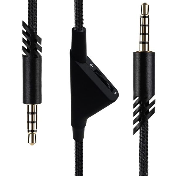Replacement Headset Cable with Volume Control for AST-ro A10/ A30/ A40, Headset Cord Lead for P-S5/ P-S4/ Xb-ox Series X&S/Xb-ox One 2M