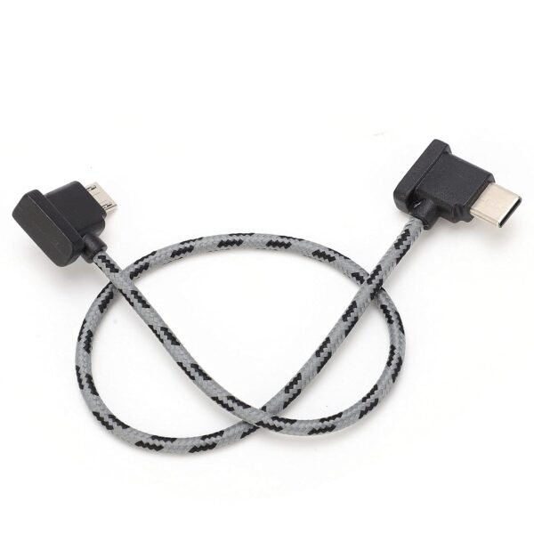Cable for Air 2 Mini 2 Remote Control, Nylon Braided Right Angle Type C to USB for Fast Image Transfer, Suitable for Phone and Tablet Connection