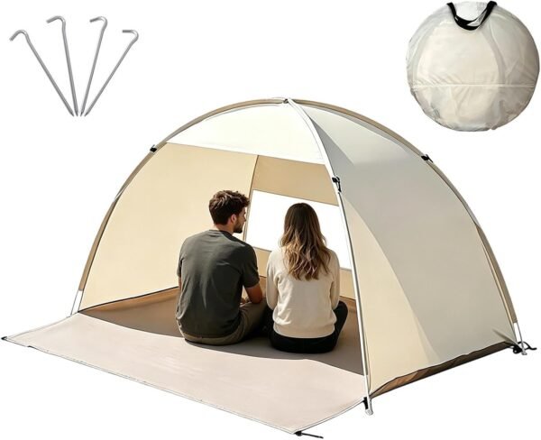 Canopy Portable Easy Setup Shade | Shade Canopy for Picnic Family Garden Camping Outdoor 3-4 Person Backpacking Traveling Hiking Fishing