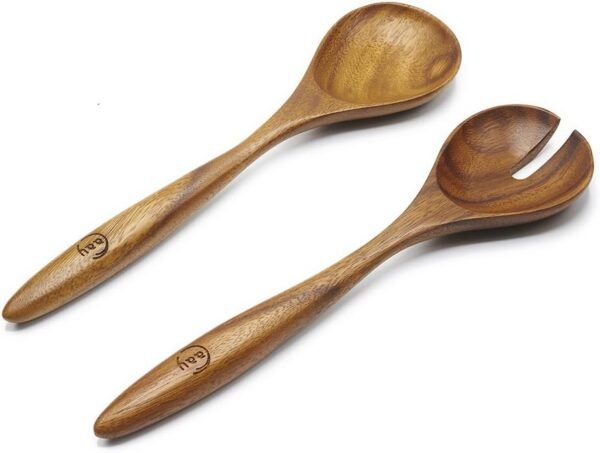 Serving Utensils Acacia Wood 13 Inchs in Length by FAAY