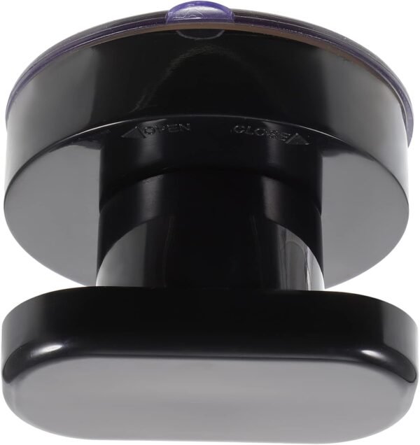 Self Stick Drawer Knob Pull Handle for Wardrobe and Closet, Black Abs Material with Easy Removal and Elegant Appearance, Cabinet and Drawer Helper for Home Use