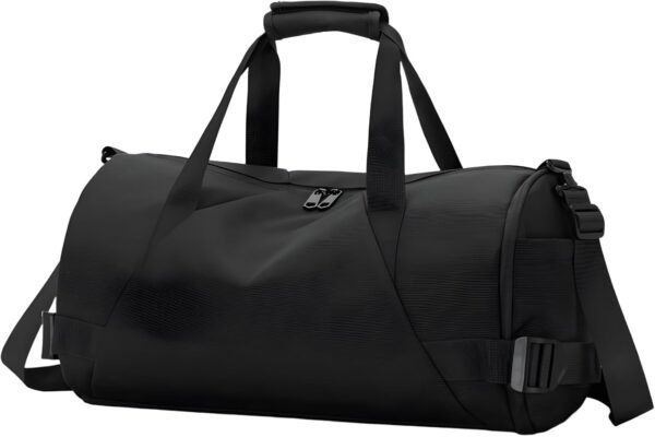 Duffle Bag for Men Women 35L with Shoes Compartment,Black | Waterproof Travel Duffel Bag Lightweight Sport Gym Bag with Wet Pocket Weekender Overnight Bags