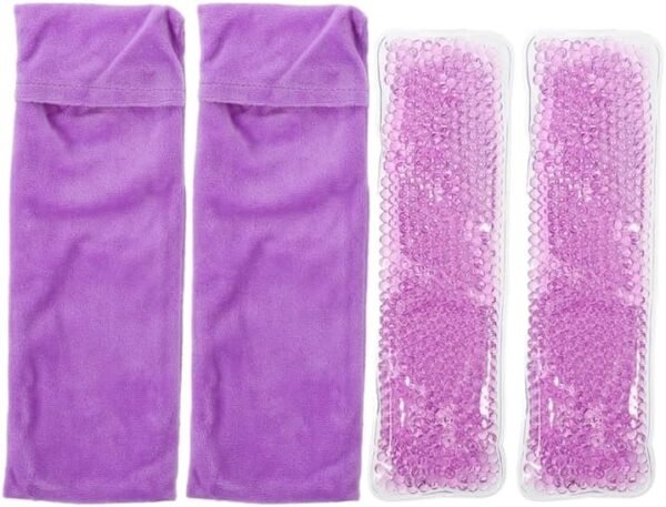 Postpartum Cooling Pads 2-Pack 9.25x2.83in Reusable Perineal Ice & Heat Packs for Maternity Pain Relief After C-Section Birth