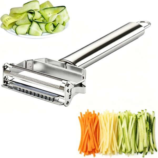 Stainless Steel Vegetable & Julienne Peeler, Durable Kitchen Tool for Multi Functional Vegetable Prep, Essential Kitchen Gadget