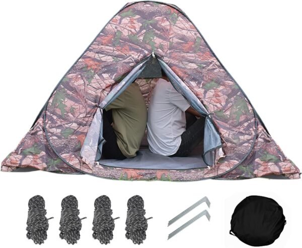 Camping Tents Heavy-Duty Instant Setup Portable UV Protection Canopy | Cabin Tent for Patio Porch Yard Beach Backpacking Party Backyard