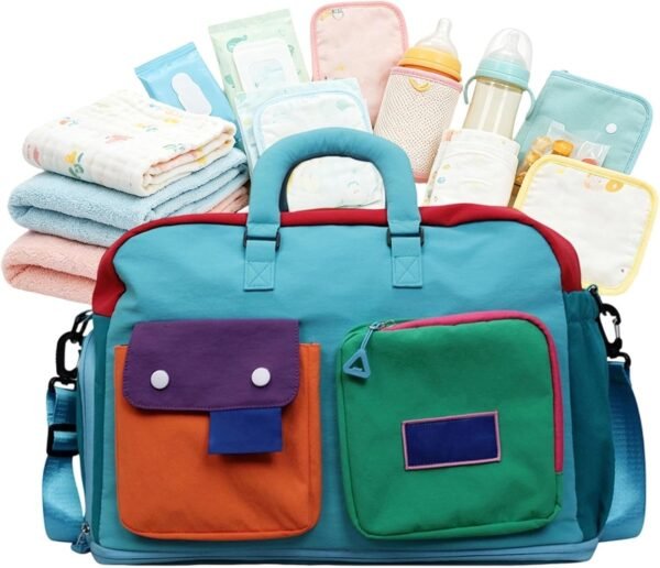 Duffle Bag Large Capacity Waterproof Luggage Carry Organizer | Business Trip Carry On Bag for Gym Work Sports Camping Beach Weekender Hospital Toiletry Makeup