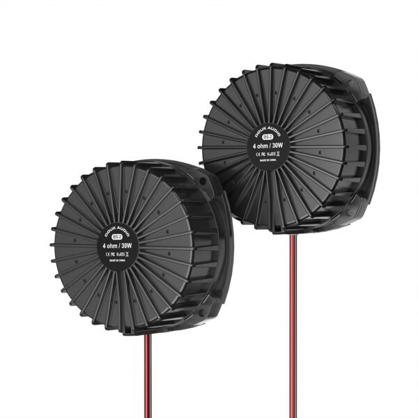 Audio BS-2 Bass Shaker: 30W Tactile Transducer Low Frequency Vibration Speaker for Sim Racing Gaming | Home Theater | DIY Setup (1 Pair)