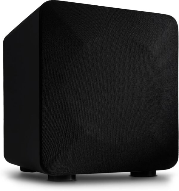 Mini Subwoofer, 210W, Black | Compact, Powered Bass Speaker, Music, Movies, Gaming, Home Office Setups