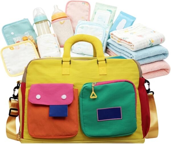 Duffle Bag Large Capacity Waterproof Luggage Carry Organizer | Business Trip Carry On Bag for Gear Clothes Makeup Work Sports Camping Beach Road Trip Weekender
