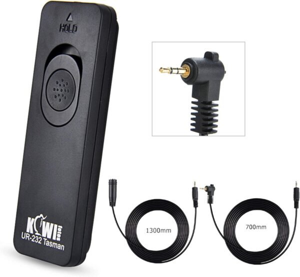 RS-60E3 Shutter Release Cable Remote Control for Canon EOS R6 V R100 R8 R7 R10 R6 RP R 90D 80D 70D 77D 60D M5 M6 Mark II 650D 750D 760D 800D PowerShot G5X G3X SX70 SX60 Olympus OM-1 Mark II and More