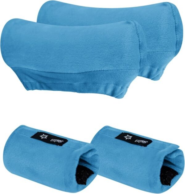 Velvet Crutch Pad Covers for Underarm and Handles,6-Piece Set | Non-Slip Inner Hand Grip Pad, Standard Underarm Crutch Fit, Daily Comfort for Adults and Youths