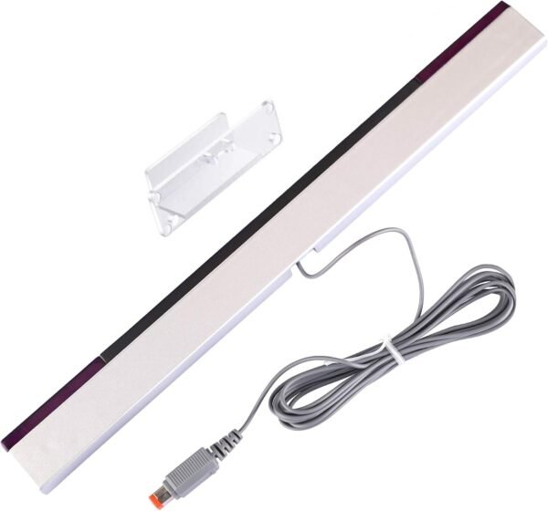 Bar for Wii, Replacement Wired Infrared Ray Bar Cable Cord for Nintendo Wii and Wii U Console