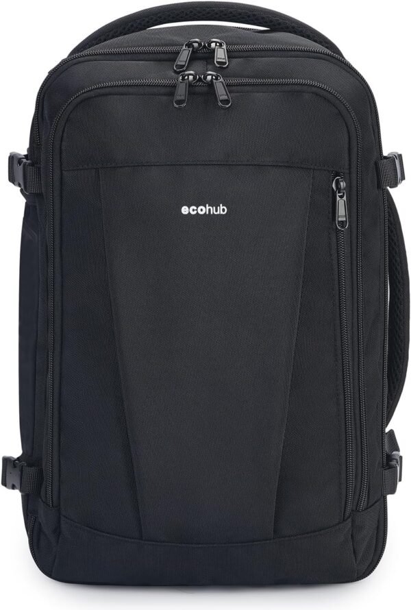 Easyjet Cabin Bag Underseat Backpack Travel Rucksack 13 Pocket Hand Luggage Waterproof Recycled Carry On Bag for Women & Men